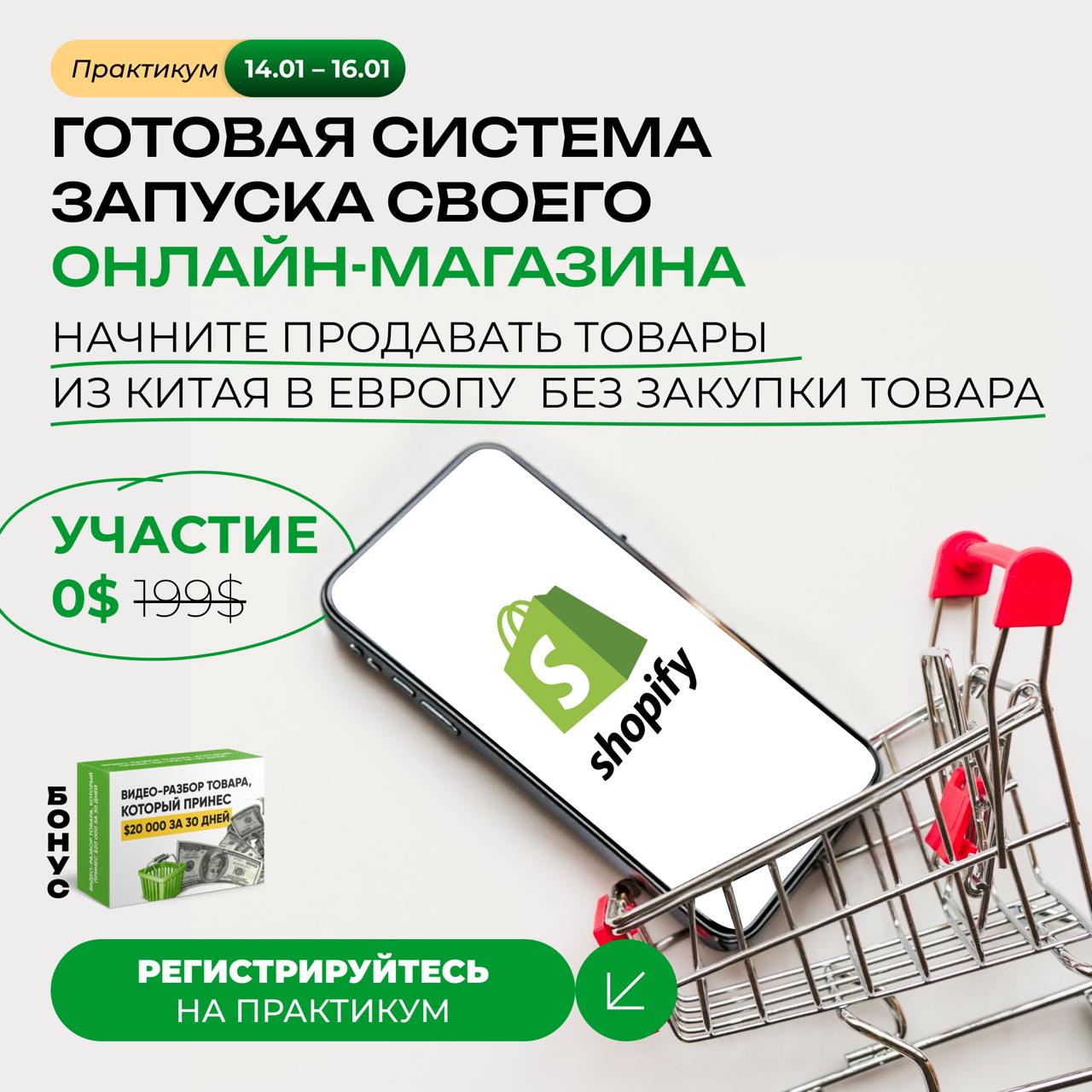 Курс Shopify Shaolin